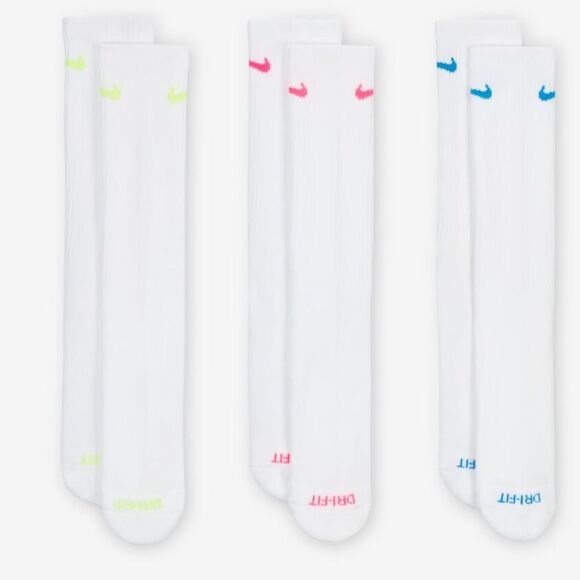 Nike Everyday Plus Cushioned Training Crew Socks (3 Pairs)! - Picture 2 of 10